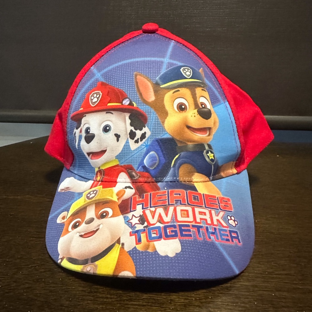 Nickelodeon PAW Patrol Red & Blue Kids Cap - Heroes Work Together